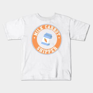 Enhypen milk carrot shipper typography Kids T-Shirt